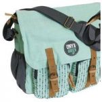 Ramie Leaf & Jute Messenger Bag – Mint
