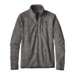 Patagonia Mens Better Sweater 1/4 Zip Jacket – Nickel