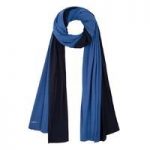 Asquith Bamboo Scarf – Navy & Sky Blue